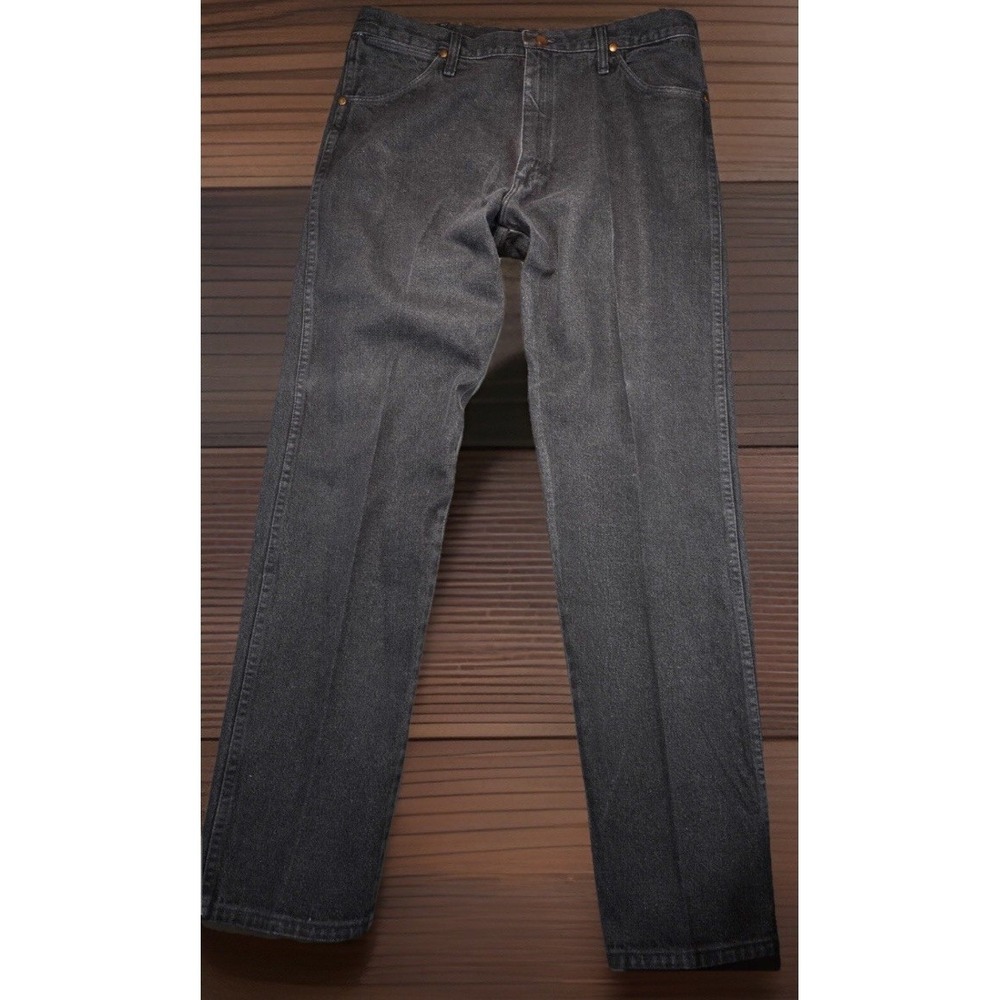 Vintage Wrangler Jeans 36x32(33.5) Made in USA 13MWZPB Black